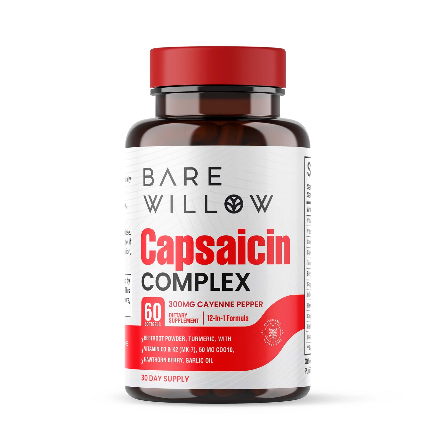 Buy 3 Get 2 FREE Bare Willow Capsaicin Complex