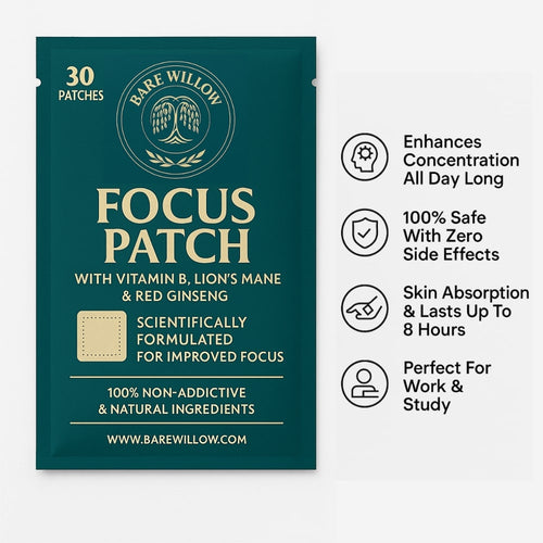 Focus Patches - Vitamin B, Lion's Mane & Red Ginseng