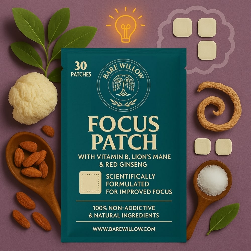 Focus Patches - Vitamin B, Lion's Mane & Red Ginseng